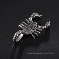 Cool Punk Stainless Steel Jewelry Pendant Scorpion Pendant Personality Silver Jewelry Jewelry Necklace